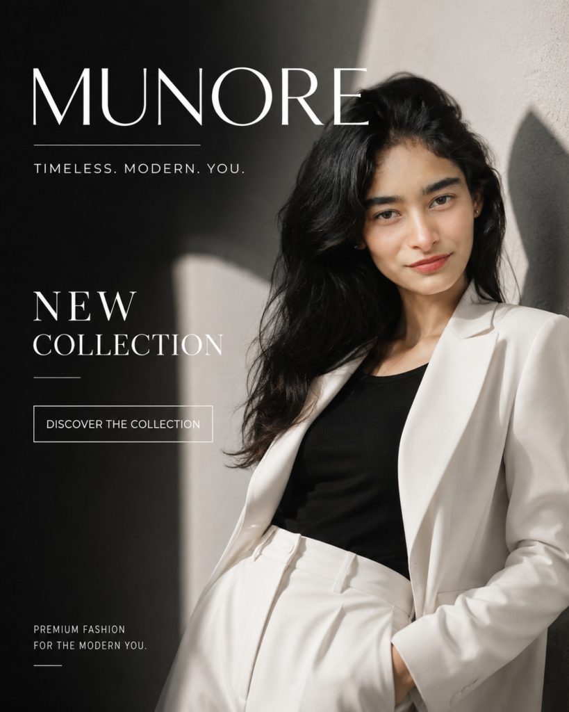 MUNORE: Redefining Modern Fashion with Timeless Elegance image